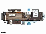 Floor Plan for Sabre Luxury Fifth Wheel
